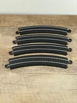Bachmann E-z Track, Ho Scale, 4 Curve Pieces. Fixed Price $11.95.