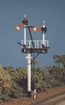 Ho/oo Gauge Gwr Round Post (1 Set Bracket/jcn. Signals) - Ratio 468. Fixed Price $31.47.