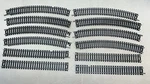 Life-like 18"R Nickel Silver Curved 9" Straight Train Track Ho Scale 12 Pcs Lot. Fixed Price $18.99.