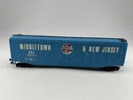 Bachmann #120747 Ho Scale Middletown New Jersey Box Car Blue Fair. Fixed Price $6.63.