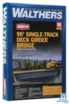 Walthers 933-4508 90' Single-track Deck Girder Bridge Kit Ho Scale Train. Fixed Price $31.99.