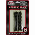 Atlas Scale New 2024 Code 55 Track 16.25 Radius 1/2 Curve (6 Pieces) 2021. Fixed Price $23.74.