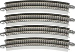 Bachmann 22'' Radius Curved Ns Ez Track With Concrete Ties (4) - Ho Scale Model. Fixed Price $20.37.
