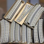 Ho Gauge Rails Bulk Sale Set Straight & Curved Pointed Model Railway Used. Fixed Price $149.50.