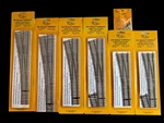 Micro- Engineering 6-HO Ladder Track System Turnout Set Code 83. Fixed Price $185.00.