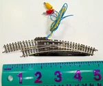 : Z Scale Marklin Mini-club 8567 Curved Right Turnout Track. Fixed Price $38.00.