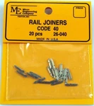 Micro Engineering Ho/n Scale Code Rail Joiners (20) 26-040. Fixed Price $13.22.