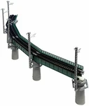 Kato Scale Unitrack R17 5/8" 448MM 60 Curved Deck-girder Bridge Pcs 20-823. Fixed Price $79.15.