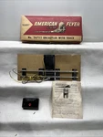 Postwar S-gauge American Flyer No. 26752 Uncoupler With Track Original Box. Fixed Price $44.95.
