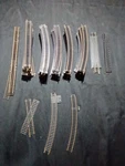 Vintage Atlas 18" Nickle Silver Snap Train Track Ho Curved And Straight (95). Fixed Price $225.00.
