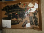 Lot Of 8 Vintage Ho Scale Ahm Brass Switches Turnout Track Sections & Extras. Fixed Price $39.00.