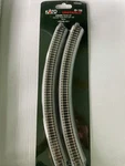 Kato 20-132 3/4-45* 348-45* Curved Track 4PCS. Fixed Price $7.40.