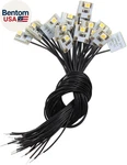 DD00WM 20PCS Pre Wired Warm White Smd 3528 Led Lamp Light Set 12V 18V 0.24W. Fixed Price $19.14.
