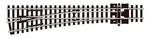 Peco SLU396F Scale Code 55 Unifrog Medium-radius Turnout -- Left Hand. Fixed Price $34.99.