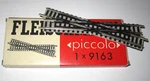 Fleischmann 9163 Piccolo Right Hand 15 Degree Crossing Track Crossover Nos Nib. Fixed Price $23.95.