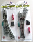 Bachmann E-z Track Remote Switch Left Right Pair 44561 44562 Nickel Silver. Fixed Price $50.00.