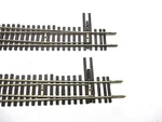 Pair Ho Shinohara Track Code 100 Nickel Silver #8 Turnouts - Right Hand Straight. Fixed Price $32.50.
