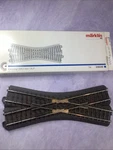 Marklin Ho - Track Crossing Piece 24.3 Degrees #24640. Fixed Price $20.99.