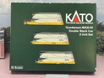 Scale Kato Dttx Maxi-iv Double Stack Car With Cn Containers 106-6183. Fixed Price $99.99.