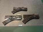 Lionel Train Three (3) 022 Remote Switch Track Body Parts Only - V. Fixed Price $18.95.