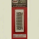 Code 100 Nickel Silver 1/3-18" Radius Snap-track (6/BX) Ho Scale Atlas Trains. Fixed Price $20.99.