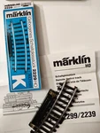 Marklin Ho 2229 "k" Curved Two Direction Contact Track. Fixed Price $24.95.