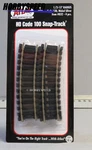Atlas Ho 1/2 15" Radius Curve Track Nickel Silver 4 Sections Black ATL832. Fixed Price $6.84.