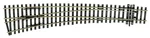 Peco SL-87 Ho/oo Code 100 60" Large Radius Insulfrog Left Hand Switch Turnout. Fixed Price $40.00.