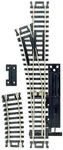 Atlas Trains 860 Ho C100 Manual Left-hand Switch. Fixed Price $19.99.