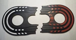 Pair Of Micro Scalextric Hornby Chicane Curves Slot Car Track (L.7948). Fixed Price $30.00.