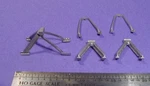 Hayes Style Track Bumpers Wiseman Model Services Detail Parts #HO166. Fixed Price $6.00.
