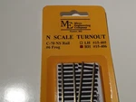 Scale Micro Engineering 15-406 Code 70 # Right Turnout. Fixed Price $42.75.