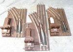 3 Lionel 027 Switches - #5167 + #5121 All Left Hand. Fixed Price $30.00.
