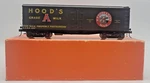 Precision Scale Brass 2-RAIL O-gauge Hood's Milk/pfaudler Wood Sheathed Reefer. Fixed Price $299.99.