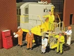 Bachmann 33113 Ho Scale Scenescapes Figures Mechanics PKG(6). Fixed Price $15.99.