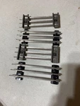 Lionel 6-55050 O-1/2 Straight Track Black Ties. Lot Of 4 Pcs. New Old Stock. Fixed Price $12.00.