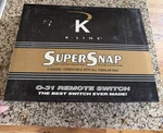 K-line K-0764 Supersnap 31" Right Hand Remote Switch Turnout Nos. Fixed Price $44.99.
