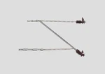 Marklin 74151 Ho Scale Single Shelf Package For Overhead Line Pcs.. Fixed Price $21.29.
