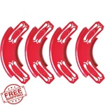 Arsunovo Hot Wheels Racetrack Connectors 90 Deg Banked Turn 4 Pack Red. Fixed Price $43.99.