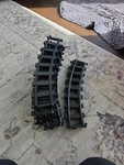 Lionel G-gauge 14 Curve Tracks For Battery Powered Scale Set. Fixed Price $19.00.
