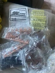 Lot Of Bachmann Ho Scale Train People Signs Signal Bridge Plasticville Usa. Fixed Price $24.00.