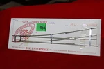 R32- Bk Enterprises Code 100 Ho Nickel Silver Turnout Left #6 162A. Fixed Price $15.00.