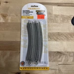 Bachmann 44849 E-z Track Scale Auto-reversing Curves Nickel Silver C6C. Fixed Price $25.00.