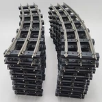 Mth 10-99095 Std. Gauge Tinplate 84" Dia. Curved Track 16 Ex. Fixed Price $149.99.