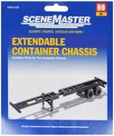 Walthers Scenemaster Ho Scale Model Of Extendible Container CHASSIS,949-4105. Fixed Price $16.17.