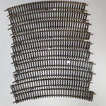 Ahm 2560 Curve 18" Radius 10 Pieces Ho Train Track Made Austria. Fixed Price $9.99.