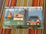 33573 Brio World Wooden Train Forklift! Nib! Thomas!. Fixed Price $30.00.