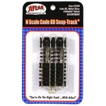 Atlas Model Railroad Code 80 Straight Assortment ATL2509 Track. Fixed Price $13.49.