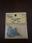 Micro Engineering #26-083 Rail Joiners Ho Code 50 Pcs. Fixed Price $14.25.