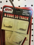 Atlas 2090 Code 55 Metal Rail Joiners - (1 Tear Pack Of 24). Fixed Price $7.89.